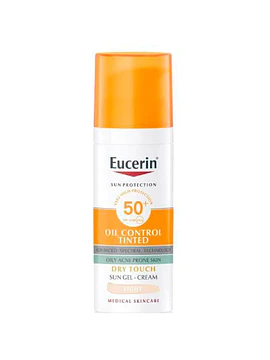 Eucerin Sun Gel-Creme Oil Control SPF50+ Cor Clara 50mL