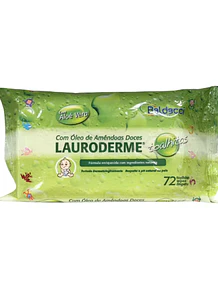 Lauroderme Toalhitas de Aloe Vera 72 Unidades