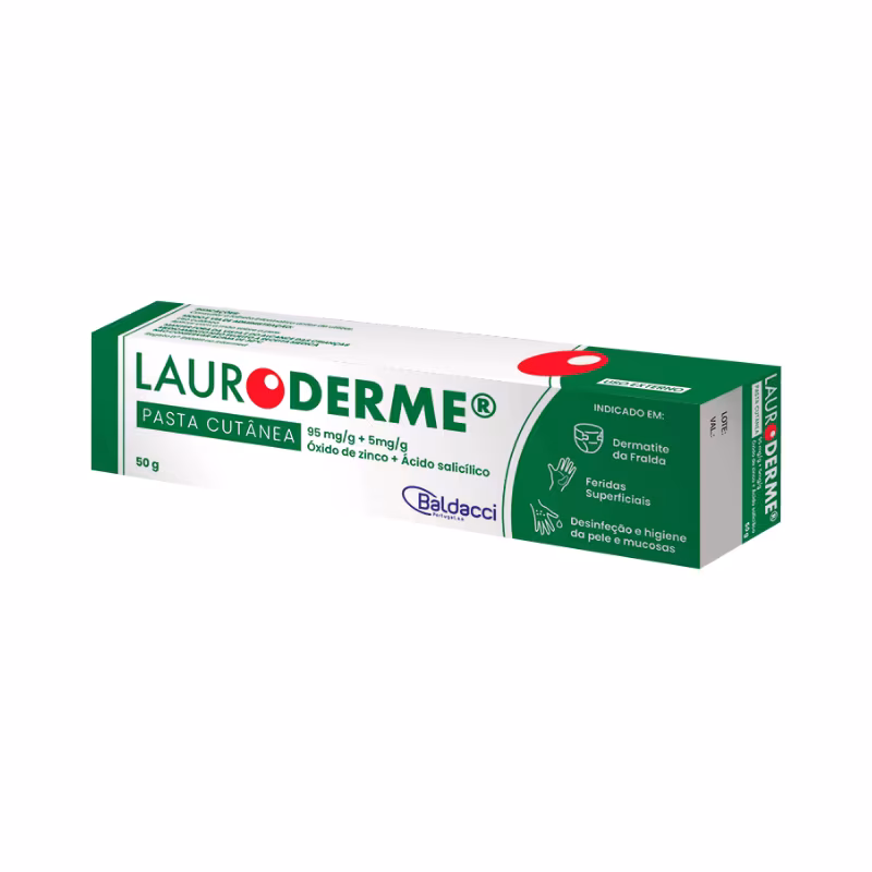 Lauroderme 95mg/g + 5mg/g Pasta Cutânea 50g