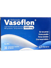 Vasoflon Bioflavonóides 1000mg 30 comprimidos