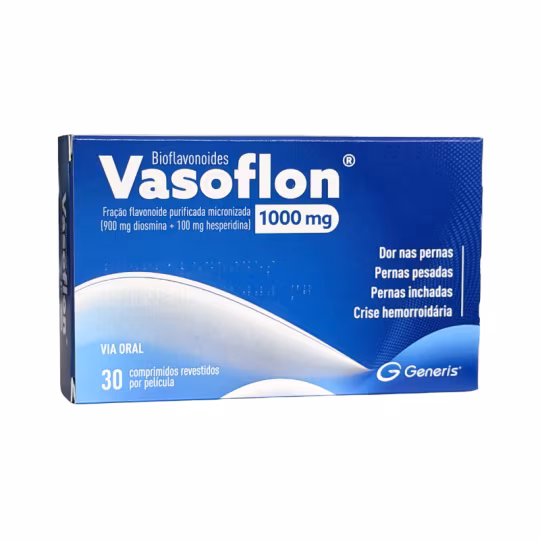 Vasoflon Bioflavonóides 1000mg 30 comprimidos