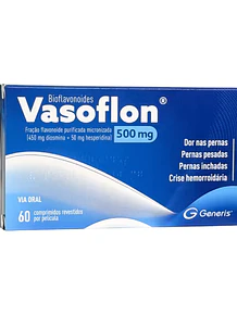 Vasoflon Bioflavonóides 500mg 60 comprimidos