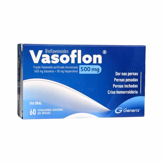 Vasoflon Bioflavonóides 500mg 60 comprimidos