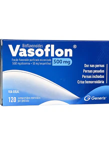 Vasoflon Bioflavonóides 500mg 120 comprimidos