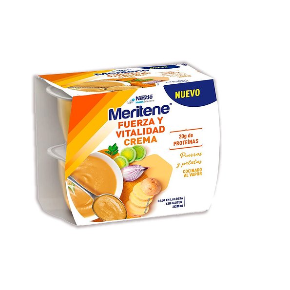 Meritene Força e Vitalidade - Creme de Alho Francês e Batata 2x200 ml