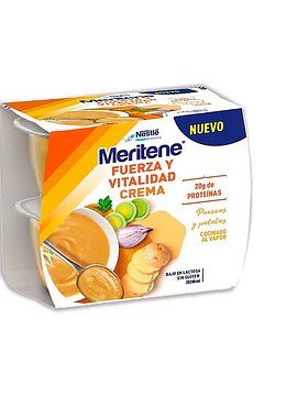 Meritene Força e Vitalidade - Creme de Alho Francês e Batata 2x200 ml