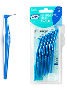TEPE ESCOVILHAO INTERDENTARIO ANGLE AZUL 0.6 MM . X6