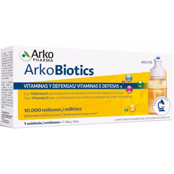 ArkoBiotics Vitaminas e Defesas Adulto 7x10ml
