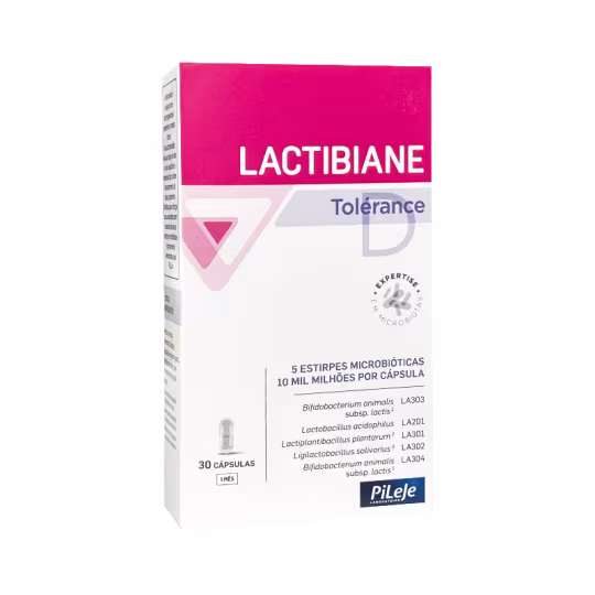 Pileje Lactibiane Tolerance 30 Cápsulas
