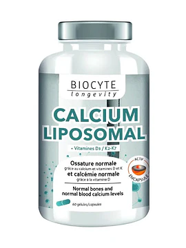 Biocyte Calcium Vitamins D3+K2 60 Cápsulas