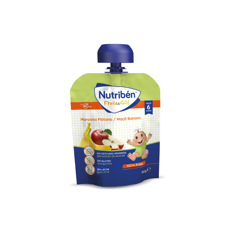 Nutribén Fruta&Go Maçã e Banana 90g