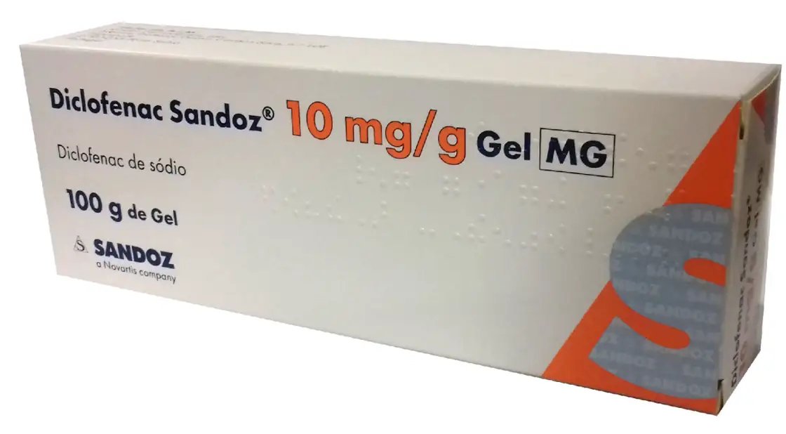 Diclofenac Sandoz 10mg/G  100g de gel