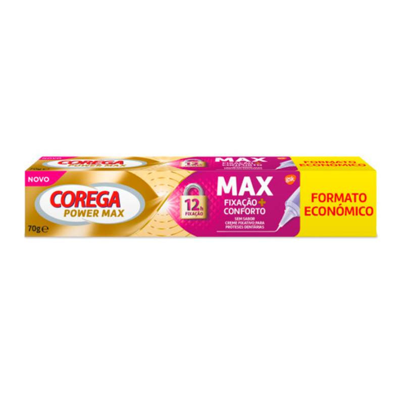 Corega Power Max Creme Fixador Máximo Conforto 70g