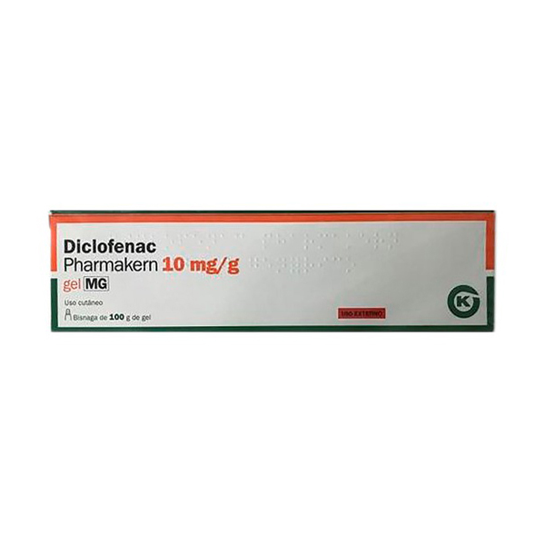 Diclofenac Pharmakern 10mg/ml Gel 100g