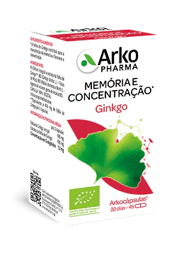 Arkocápsulas Cáps Ginkgo 45