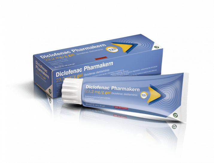 Diclofenac Pharmakern 23,2mg/ml Gel 100g