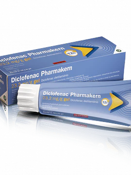 Diclofenac Pharmakern 23,2mg/ml Gel 100g