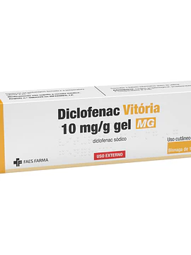 Diclofenac Vitória Mg, 10 Mg/G Bisnaga 100 G Gel