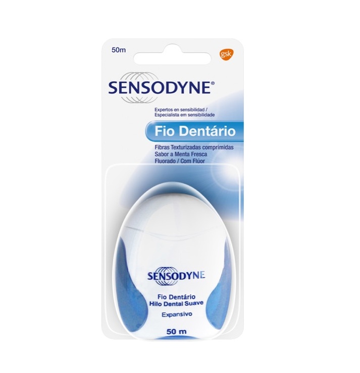 Sensodyne Fio Dentário Regular 50m
