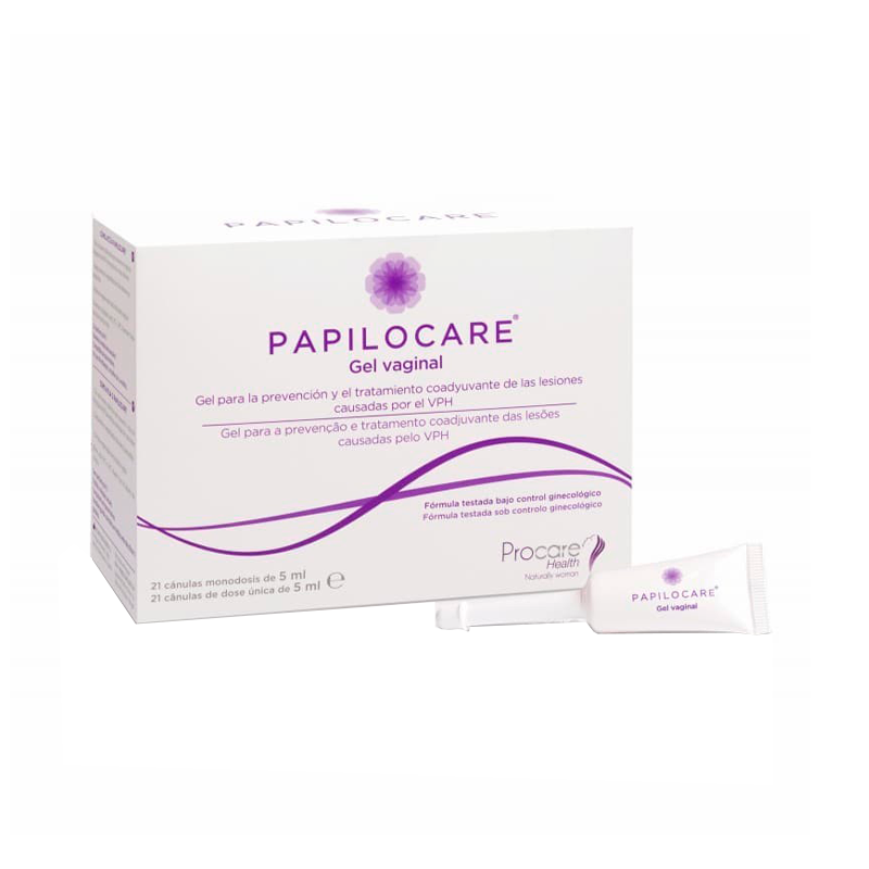 Papilocare Gel Vaginal Canula 21x5ml