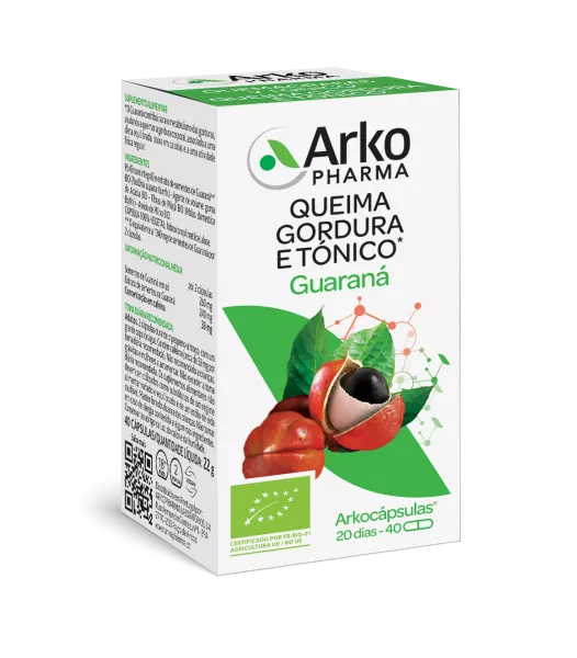 Arkopharma Guaraná Bio 40 Cápsulas
