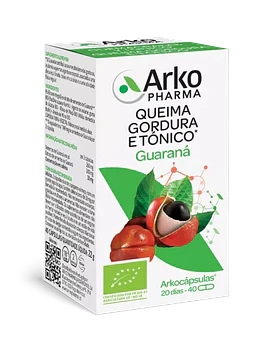 Arkopharma Guaraná Bio 40 Cápsulas