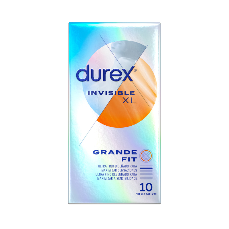 Durex Invisible XL 10 Unidades