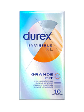 Durex Invisible XL 10 Unidades