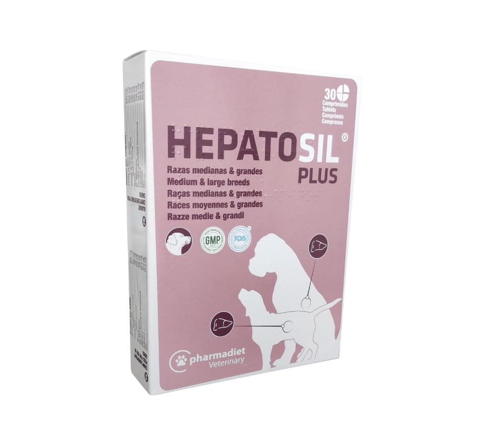 Hepatosil Plus Raças Medias e Grandes 30 Comprimidos