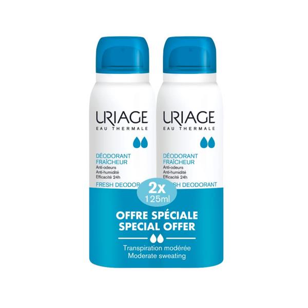 Uriage Desodorizante Refrescante Spray 2x125ml