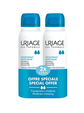 Uriage Desodorizante Refrescante Spray 2x125ml