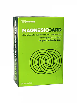 Magnesiocard, 1229,6 mg x 20 pó solução oral saqueta 