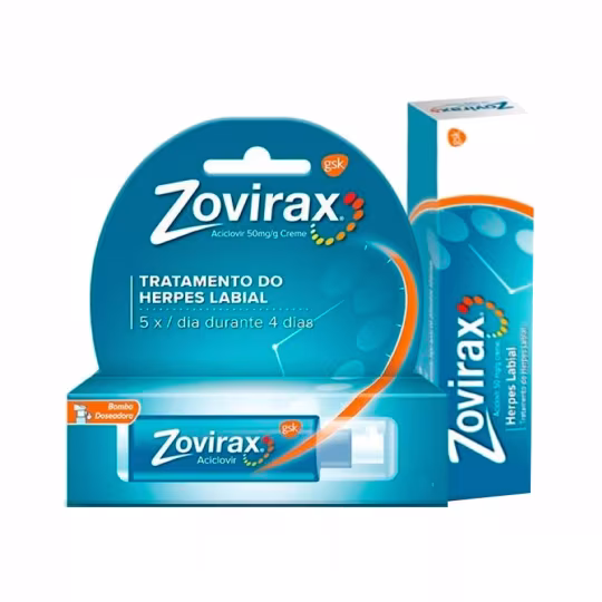 Zovirax Creme Herpes 50mg/g 2g