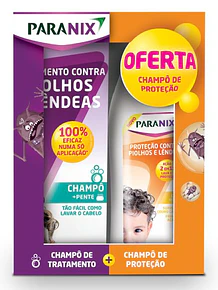 Paranix Champoo Tratamento 200Ml + Champoo Proteção 200Ml