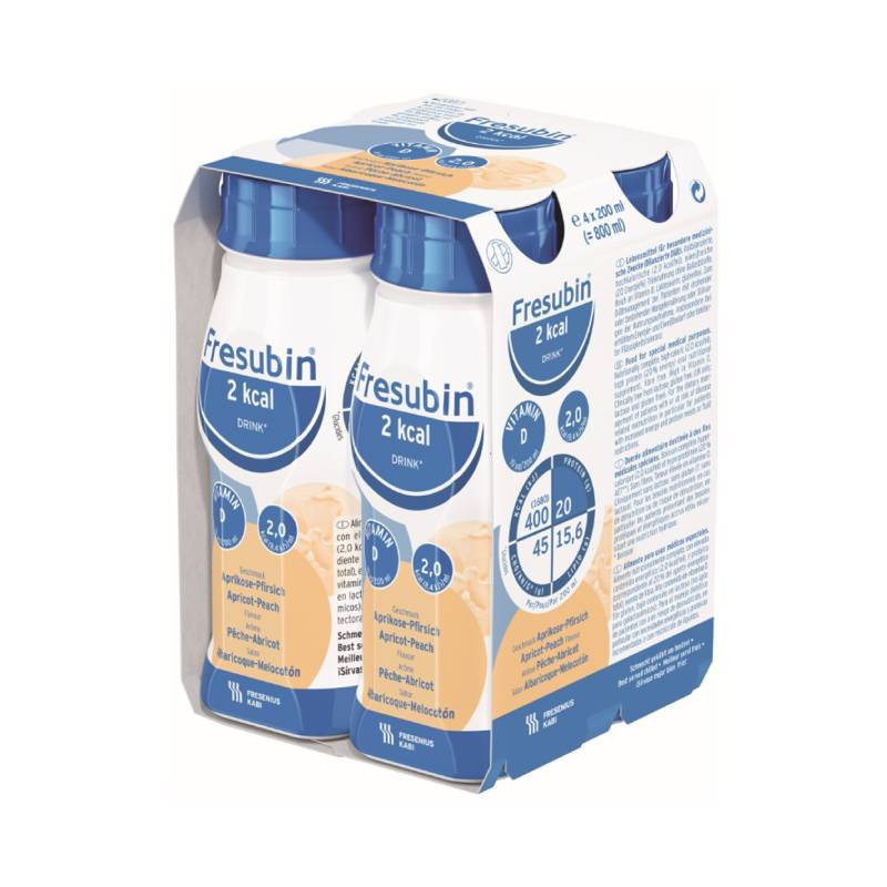 Fresubin 2kcal Drink Pêssego-Alperce 4x 200ml