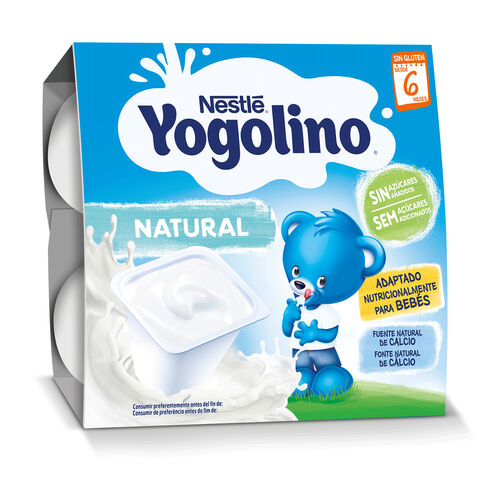 Nestlé iogolino Natural 6M+ 4x100g