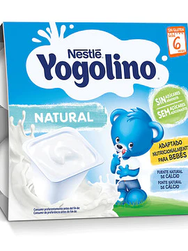 Nestlé iogolino Natural 6M+ 4x100g
