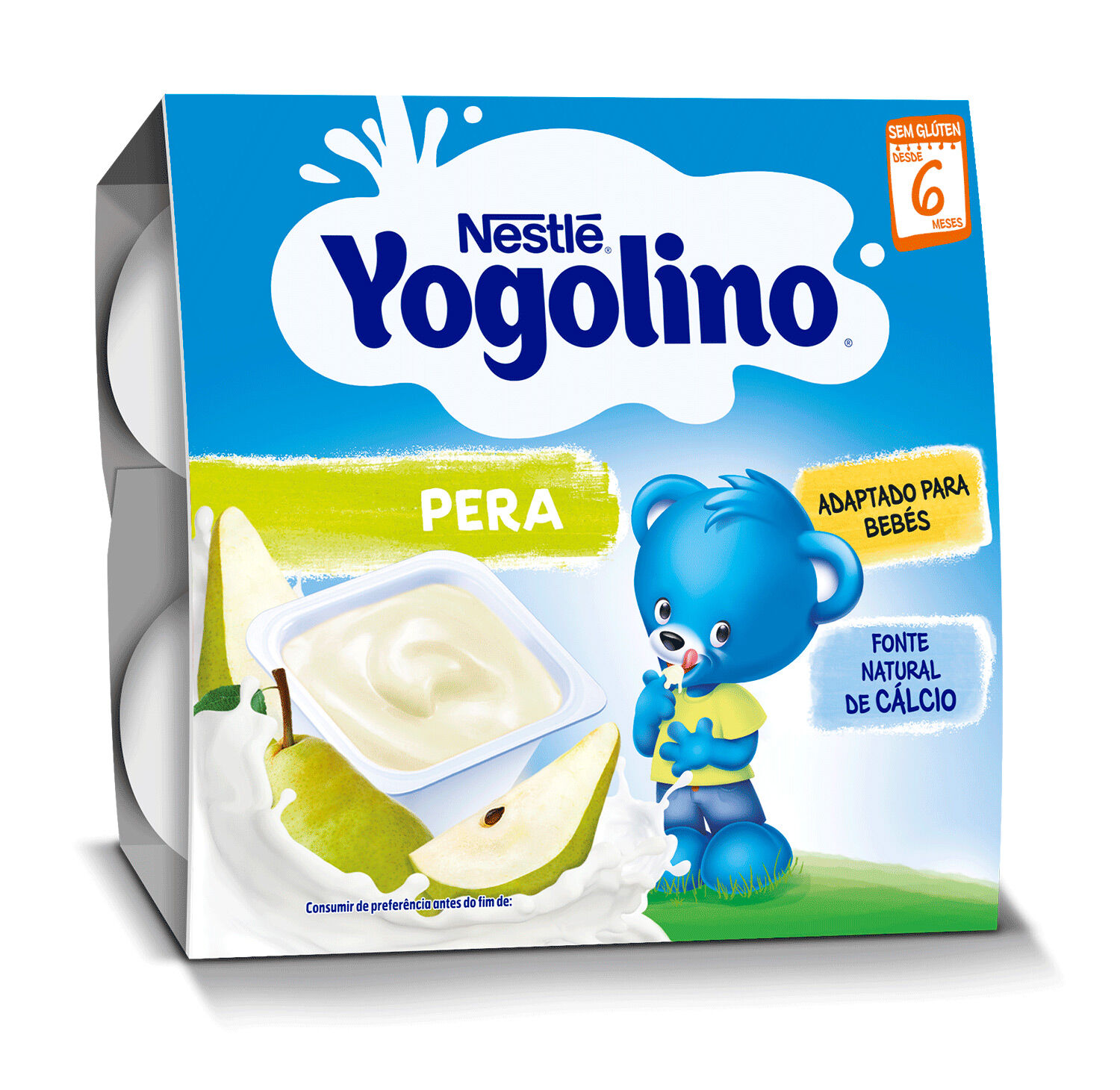 Nestlé Iogolino Pêra 6M+ 4x100g
