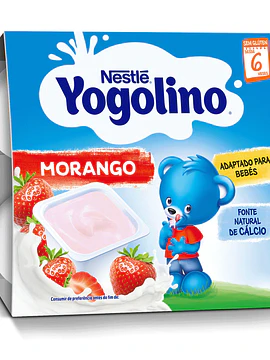Nestlé iogolino Morango 8M+ 4x100g