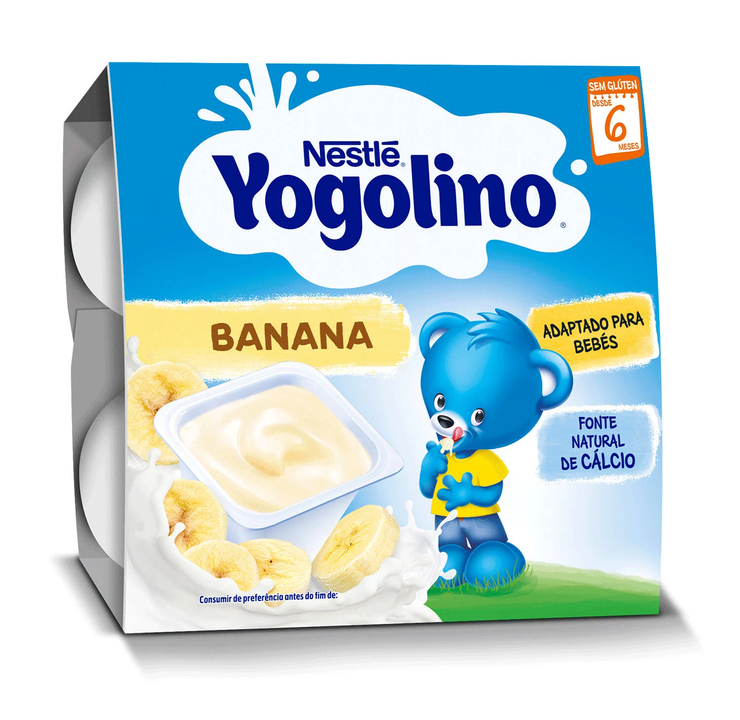 Nestlé iogolino Banana 6M+ 4x100g
