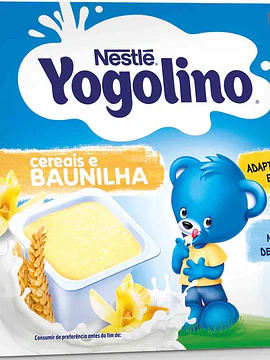 Nestlé Yogolino Cereais e Baunilha 6M+ 4x100g