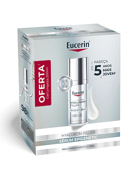 Eucerin Hyaluron Filler Epigenetic Sérum 30 + Oferta Gel Limpeza 200ml