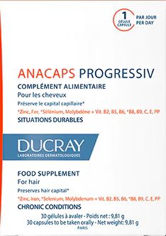 Ducray Anacápsulas Progressiv Cápsulas X 30 cápsulas
