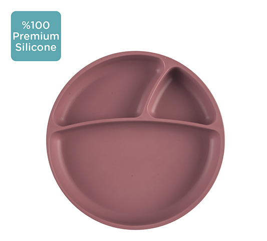 Minikoioi Prato com Divisórias em Silicone 6m+ - Rosa Escuro
