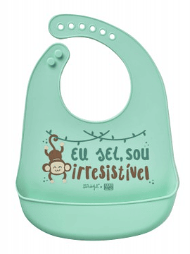 Saro Babete em Silicone 6m+ - Frases