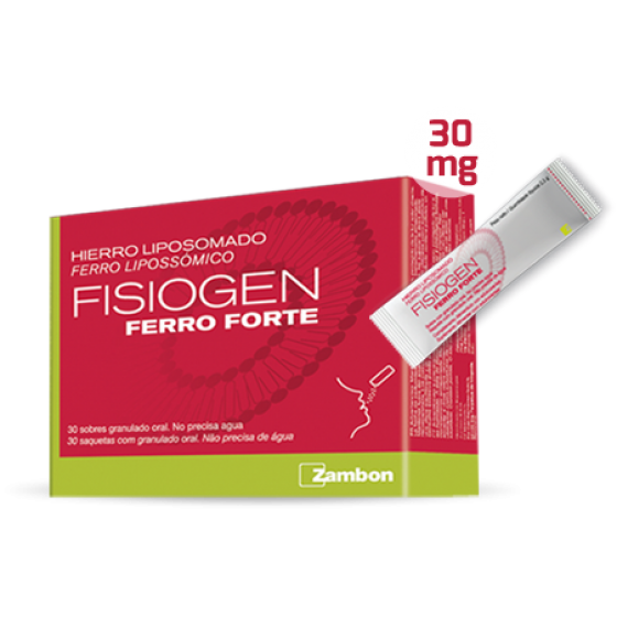 Fisiogen Ferro Forte X 30 Granulado Saquetas 