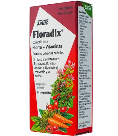 Floradix X84 Comprimidos 
