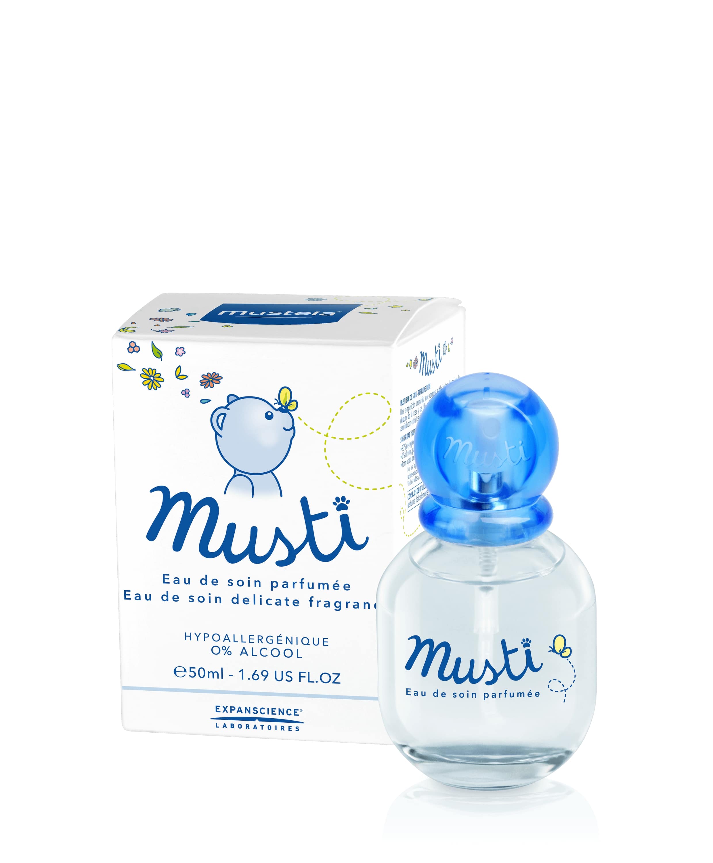 Mustela Eau de Soin Musti Fragrância Perfumada  50 ml