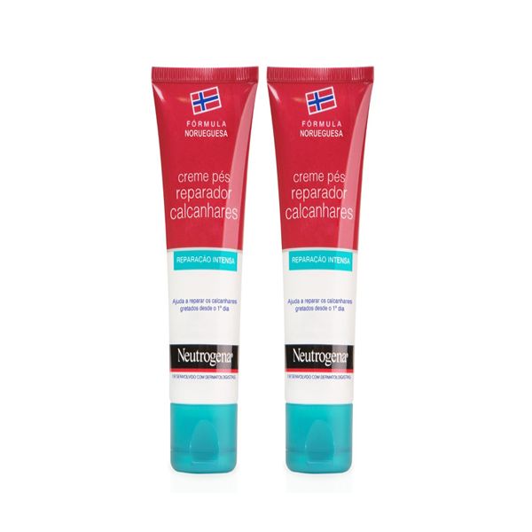 Neutrogena Creme de Pés Reparador de Calcanhares Gretados x2 50 Ml Oferta de 2ª Embalagem