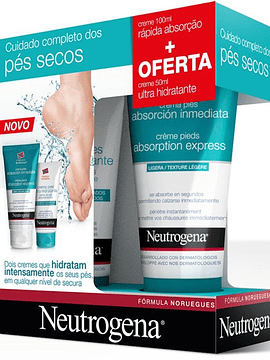 Neutrogena Creme de Pés Absorção Rápida 2x 100 ml com Oferta 2ª Embalagem